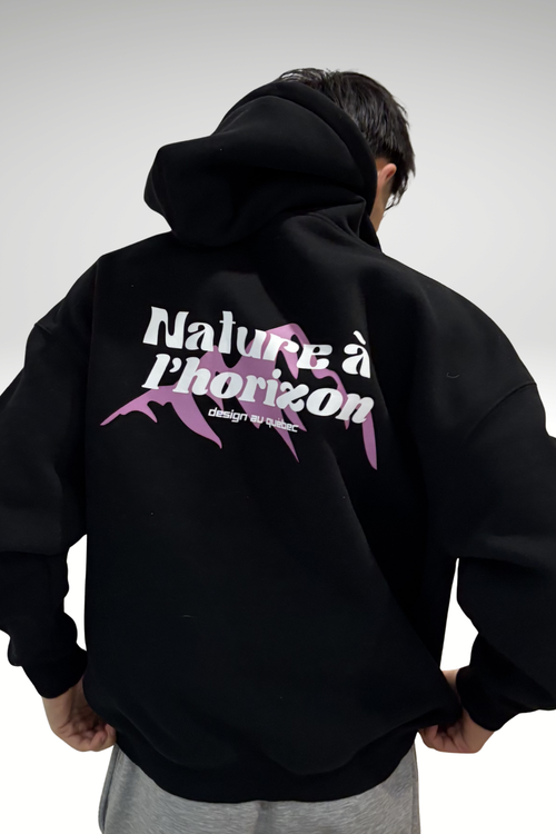 Hoodie Oversize Nature à l'horizon